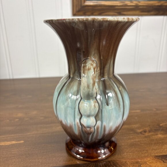 Vintage Bay Keramik West German Pottery Vase Fat Lava Drip Glaze Ceramic Vase - Picture 5 of 12